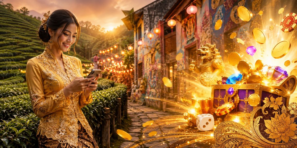 Pengalaman kasino mudah alih dengan busana kebaya tradisional di Penang